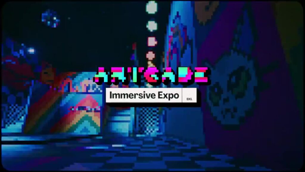ARTCADE exhibition installation